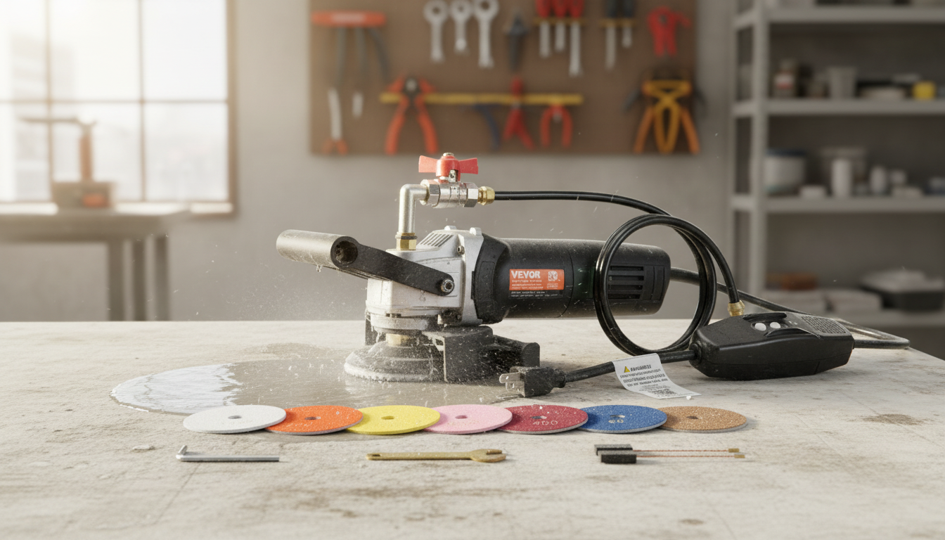 Wet Concrete & Stone Polisher Guide: Grits, Pads, Safety